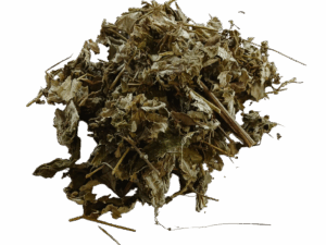 Himbeerblätter geschnitten