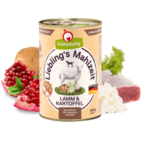 Lieblingsmahlzeit Lamm und Kartoffel