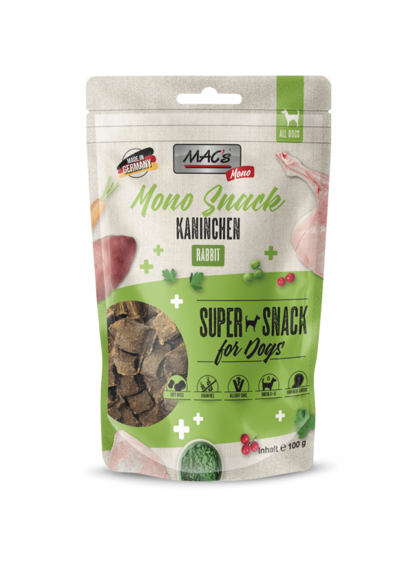 Mac's Dog Snack Mono Kaninchen 100g