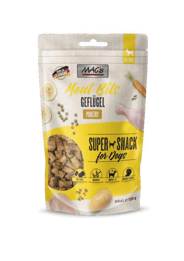 Macs Dog Meat Bits Geflügel 120g