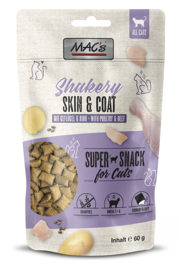 MAC's Cat Shakery Snacks Skin & Coat 60g