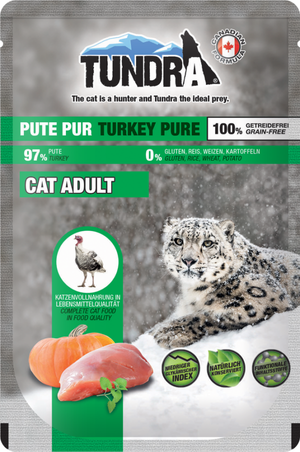 Tundra Katze Pouchpack Pute Pur