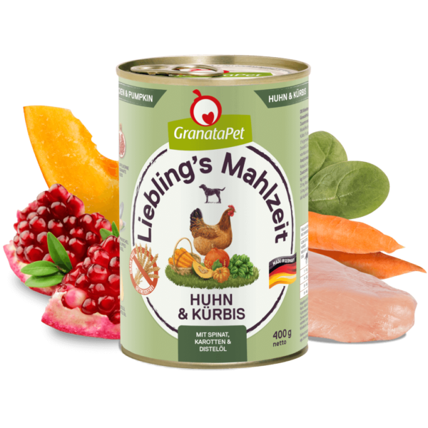 Liebling's Mahlzeit Huhn und Kürbis