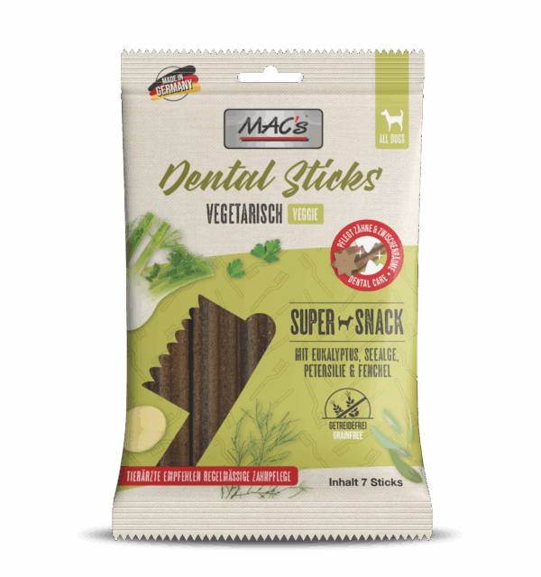 MAC's DOG Dental Sticks Vegetarisch 180g