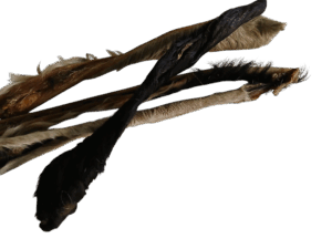 Rinderkopfhaut mit Fell ca. 30 cm