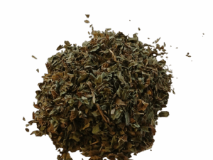 Pfefferminzblätter geschnitten