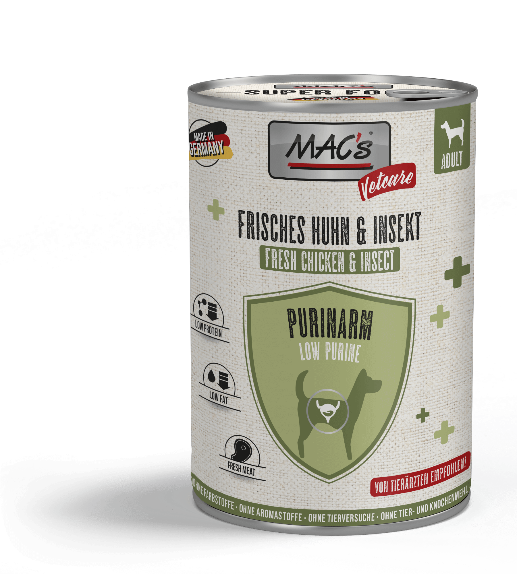 MACs Dog Vetcare Purinarm Huhn & Insekt