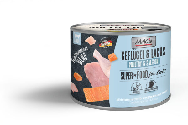 MACs Cat Feinschmecker Geflügel & Lachs 200g