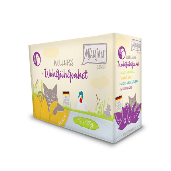 MjAMjAM - Wellness Wohlfühlpaket Huhn 12 x 125g