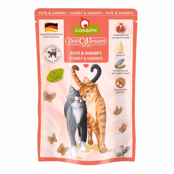 GP - Delicatessen Pute & Shrimps 85g MHD 08/2025 30% Rabatt