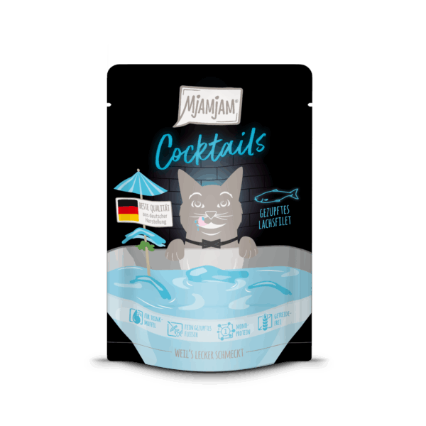 MjAMjAM - Cocktails - Gezupftes Lachsfilet 40g