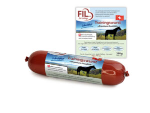 Trainings-Belohnungswurst SUISSE Pferd 250g