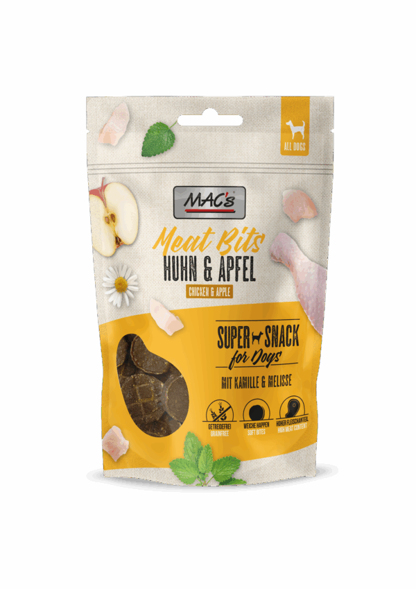 MACs Dog Meat Bits Huhn & Apfel 90g