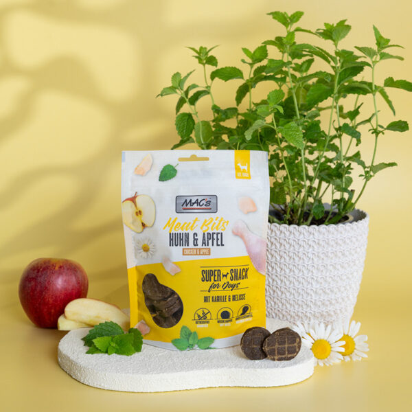 MACs Dog Meat Bits Huhn & Apfel 90g – Bild 2