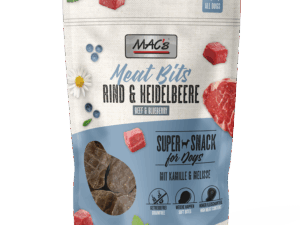 MACs Dog Meat Bits Rind & Heidelbeere 90g