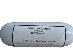Hunde Trainingswurst Ziege 400g