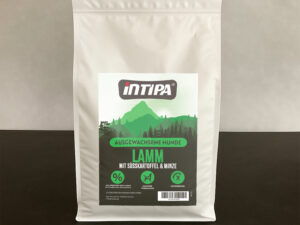 Intipa DOG -  Lamm mit Süßkartoffel & Minze