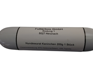 Hunde Trainingswurst Kaninchen
