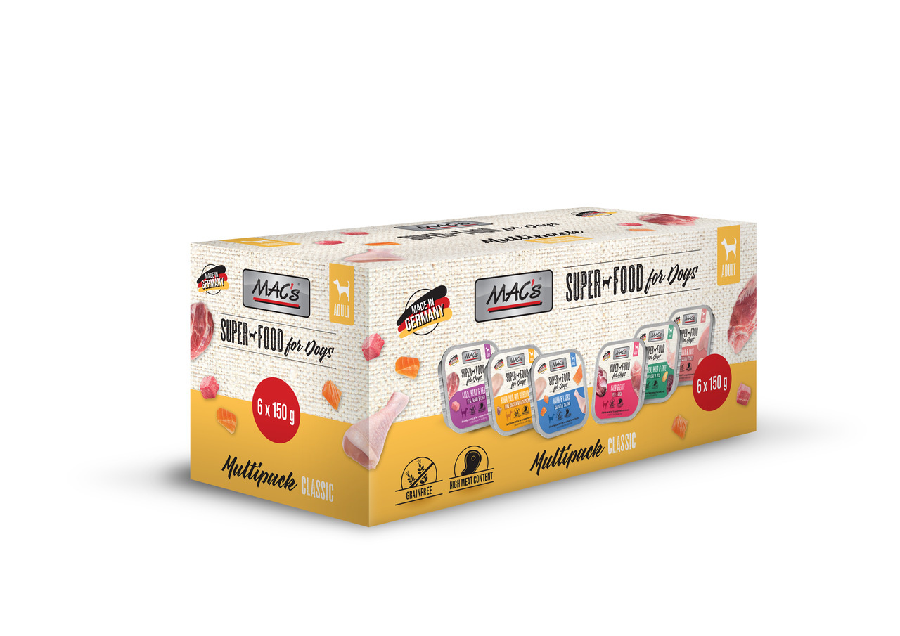 MAC's Dog Schale Multipack Classic 6x150g