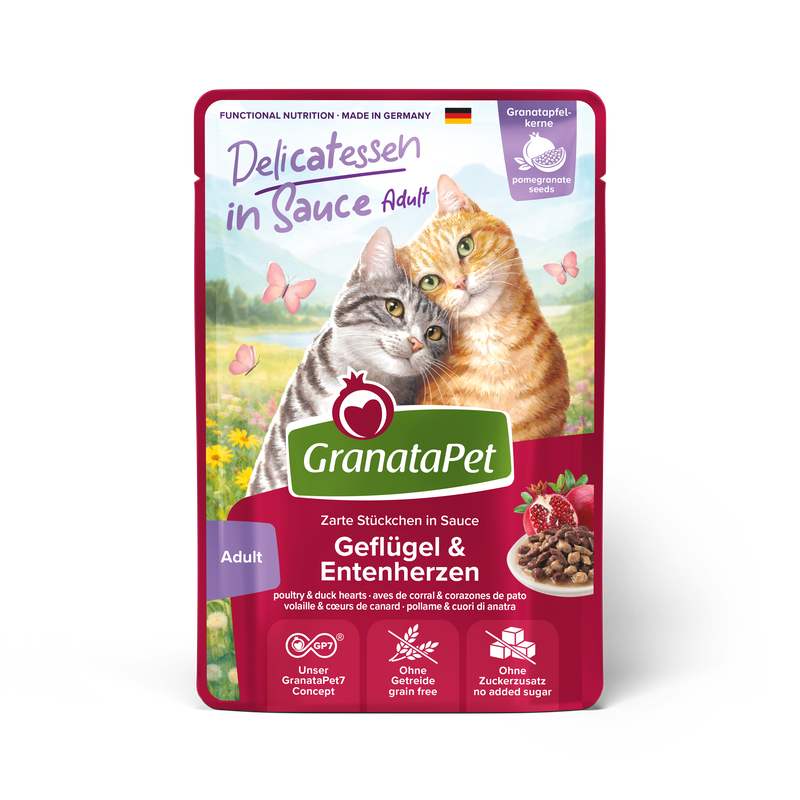 Delicatessen in Sauce Geflügel & Entenherzen