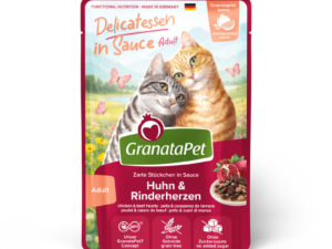 Delicatessen in Sauce Huhn & Rinderherzen
