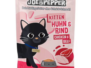 Joe & Pepper Pouch Kitten Huhn & Rind 125g